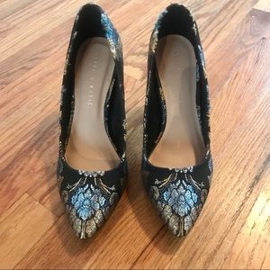 Kelly & Katie Embroidered Heels